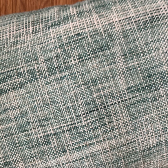 World Market Woven Teal Blue Pillows Set of 2 NEW - Picture 5 of 9